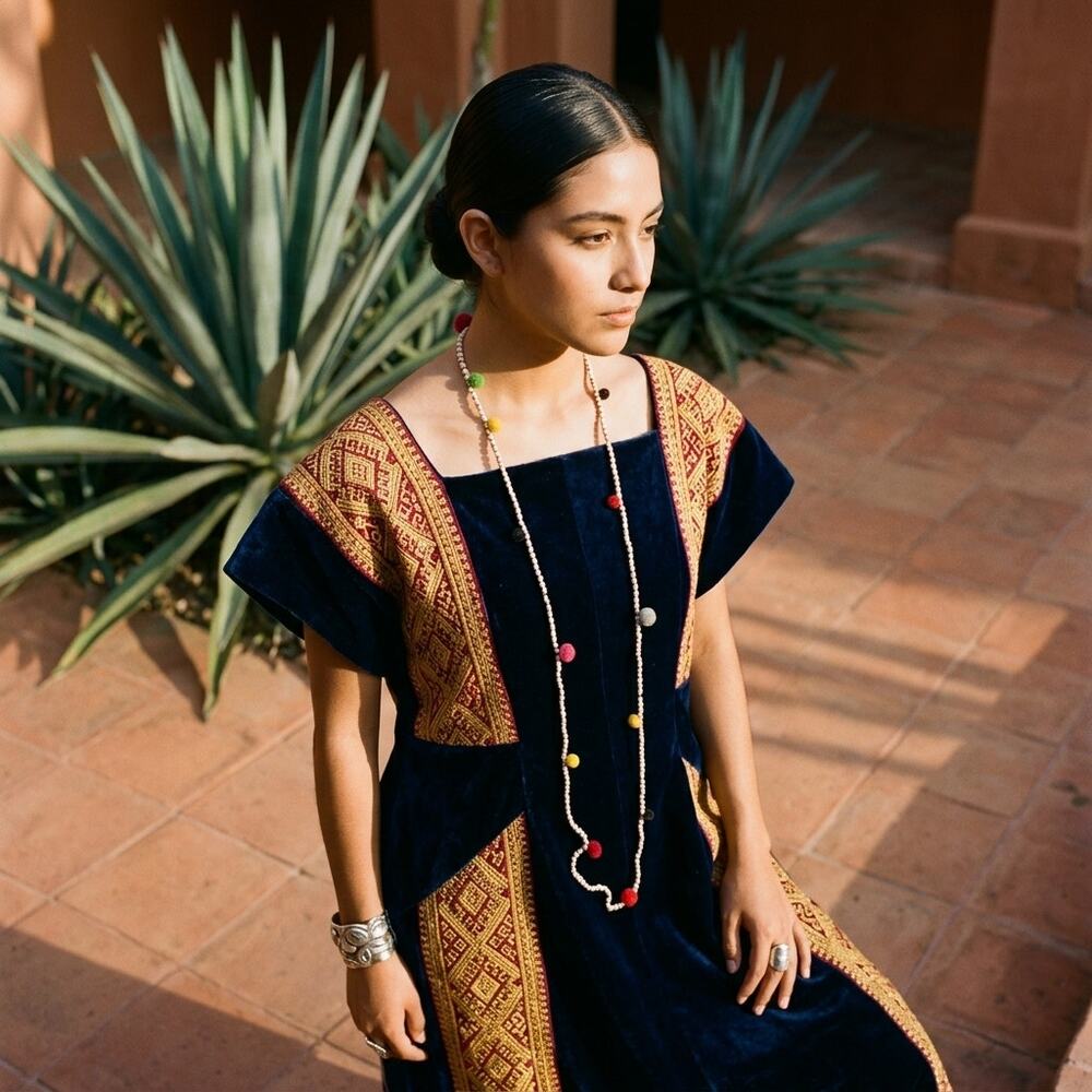 Mexican necklace 30 inches long